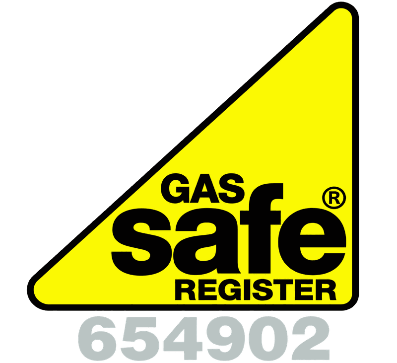 Gas Safe Register logo with registration number 654902